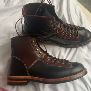 Taft 007 Boots in Cherry Red / Black MENS 8.5